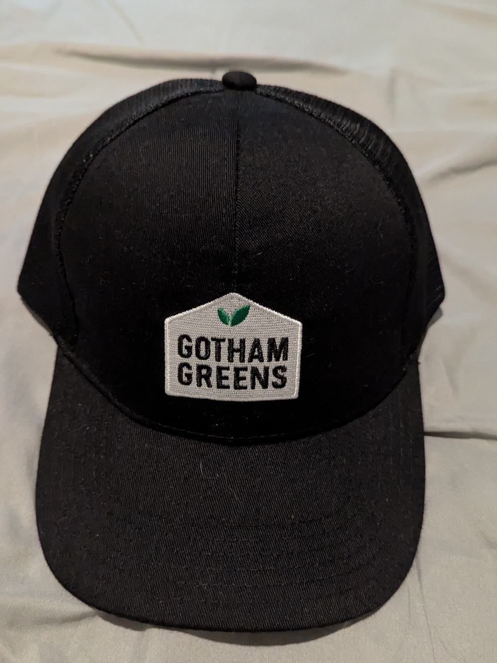 Gotham Greens Black Baseball Cap with Logo Patch